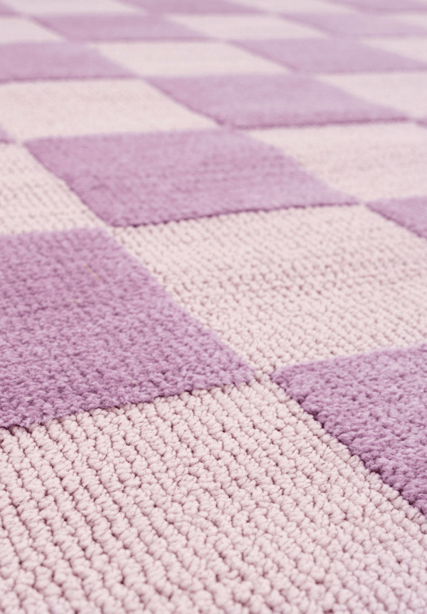 Lavender Blocks Rug