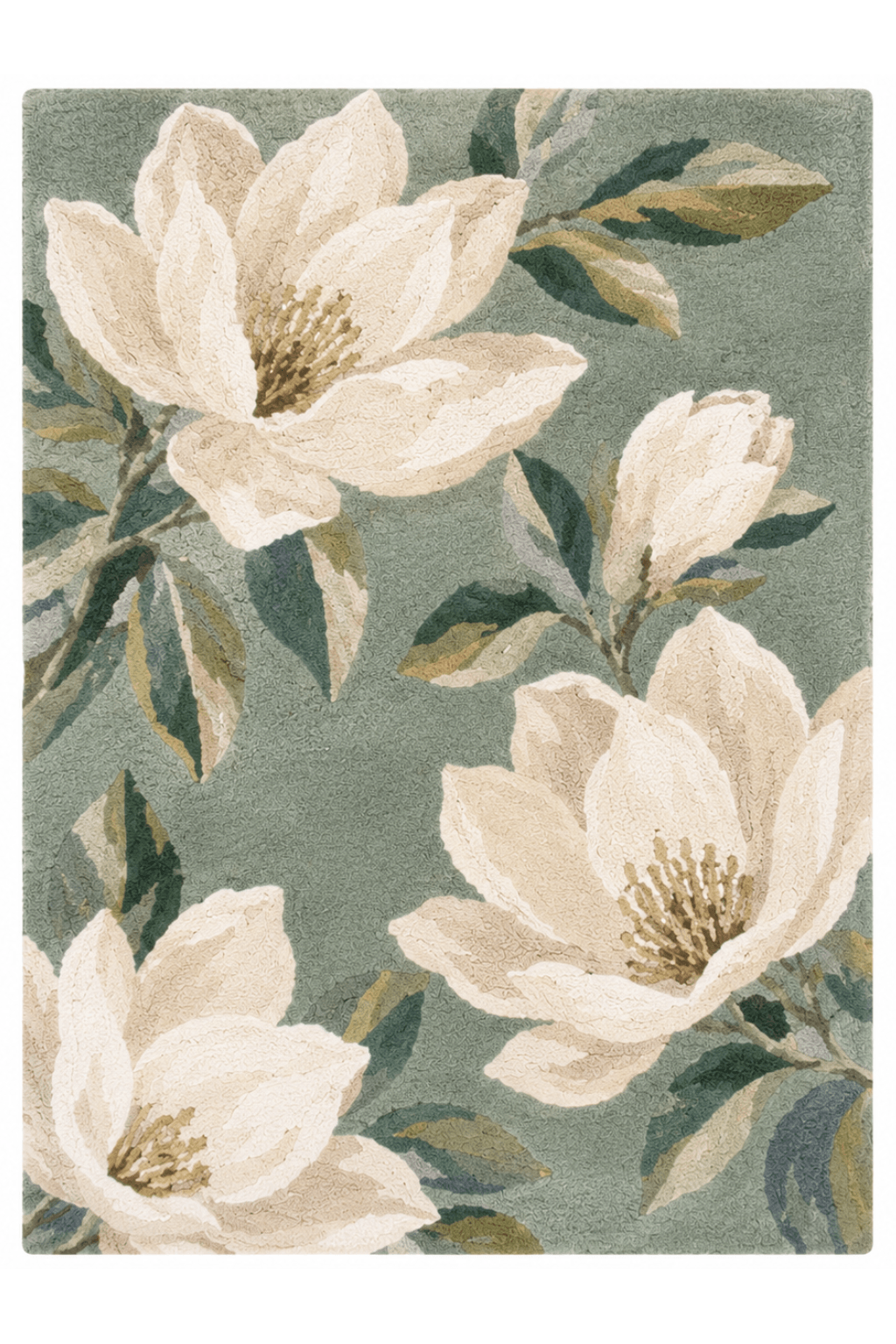 Magnolia Bloom Hand-Tufted Rug