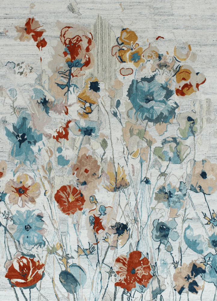 Spring Blossom Hand-Tufted Rug