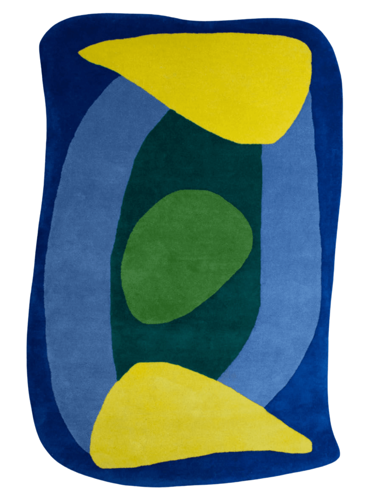 Textura Blue Hand-Tufted Rug