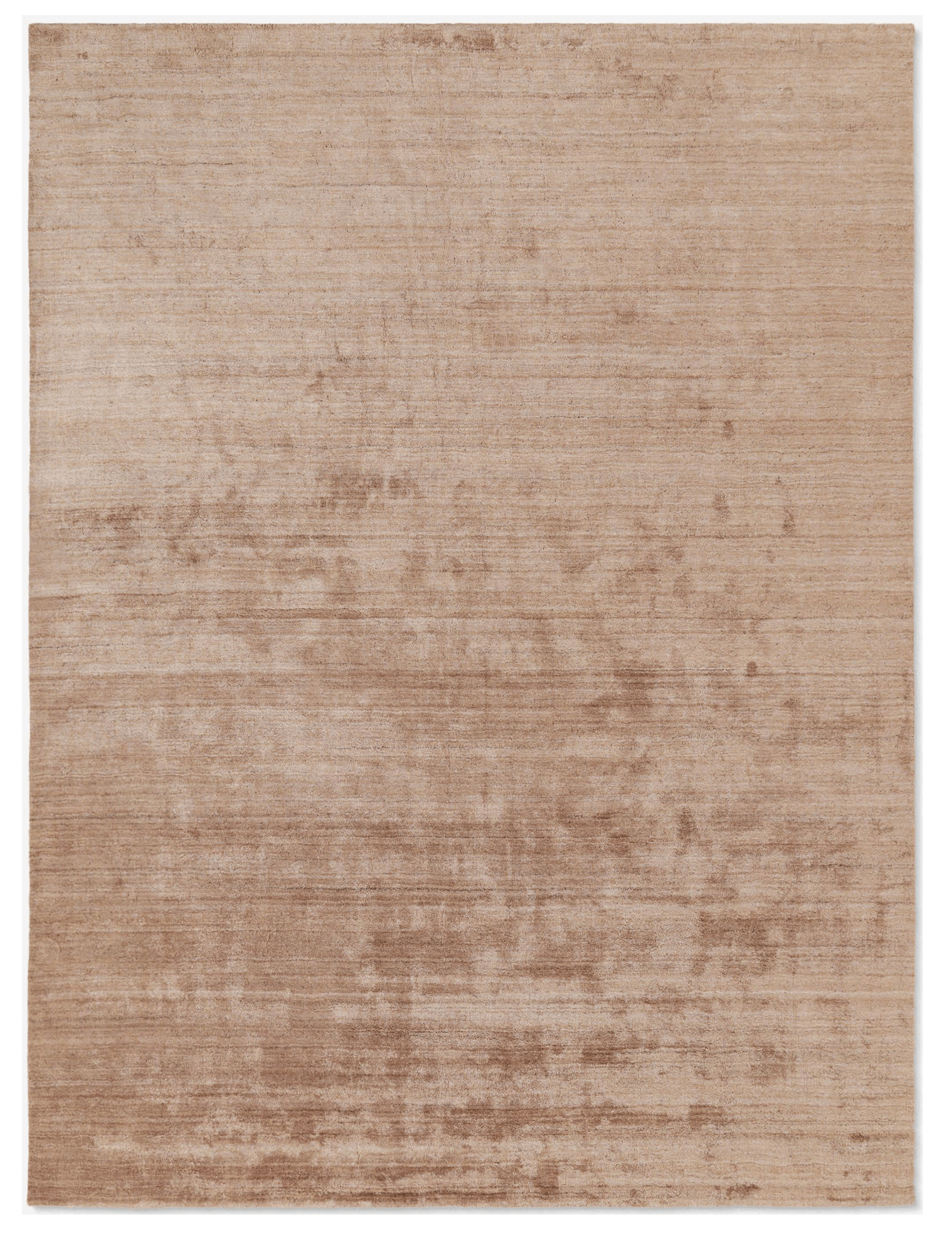 Luxe Striato Viscose Rug in Mauve