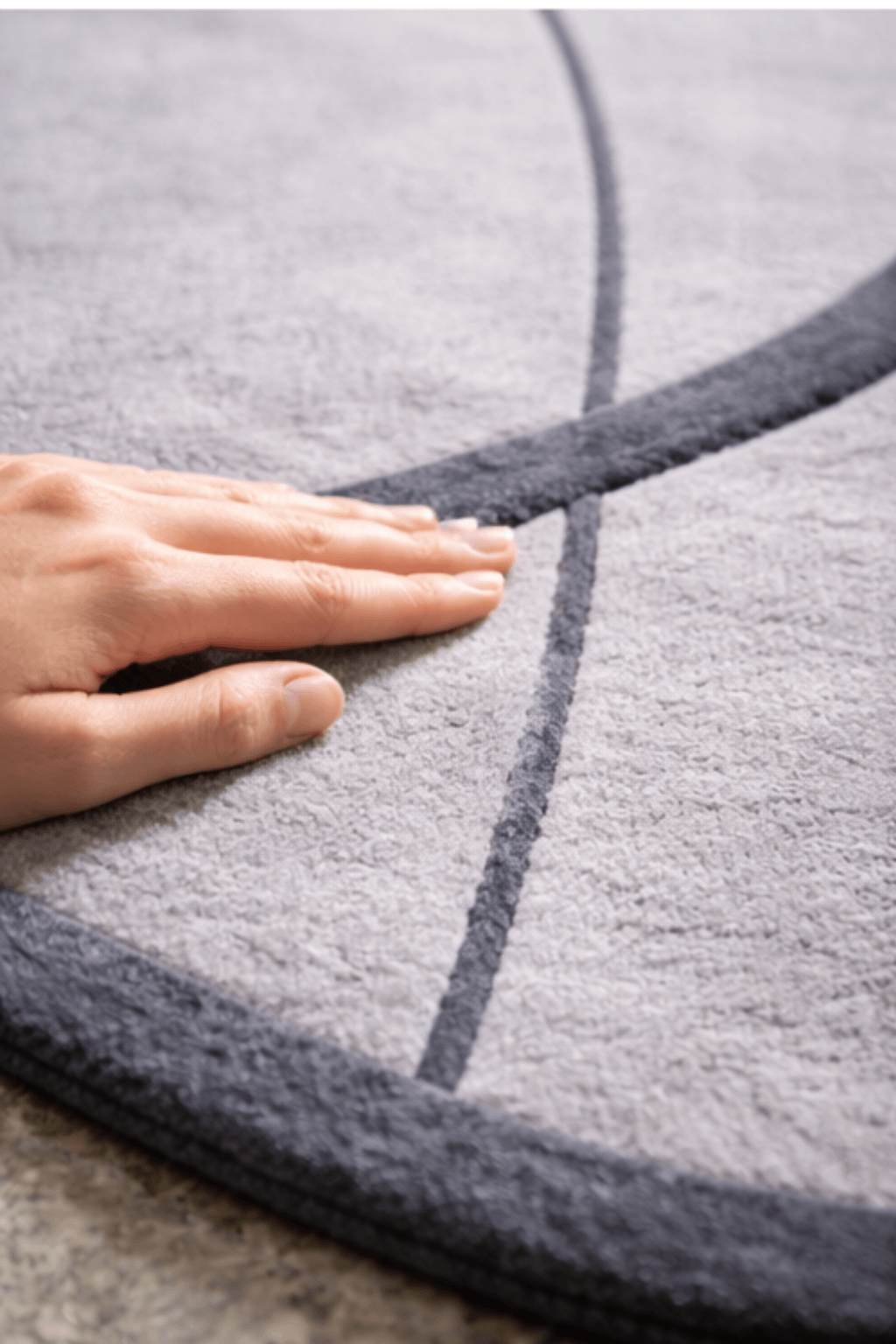 Damia Grey Abstract Wool Rug