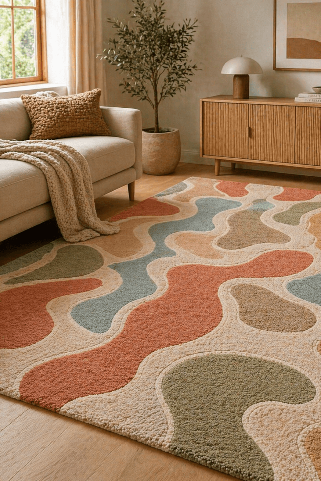 organic interior design: Elaris Flow Hand Tufted Rug – Saara Rugs