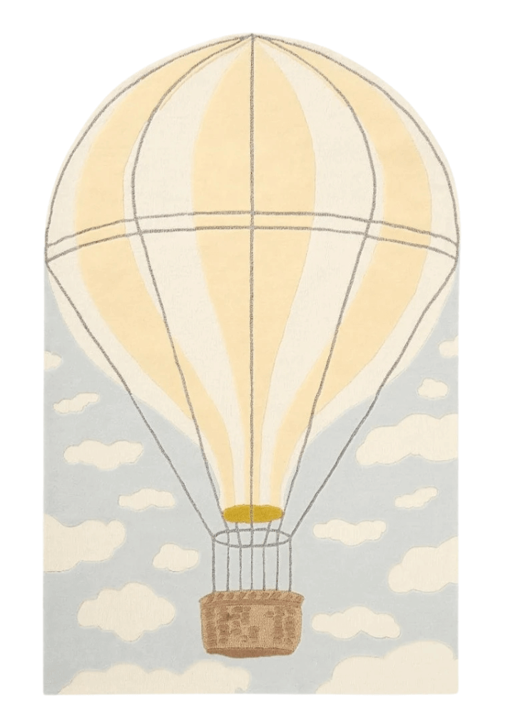 Hot Air Balloon Kids Rug