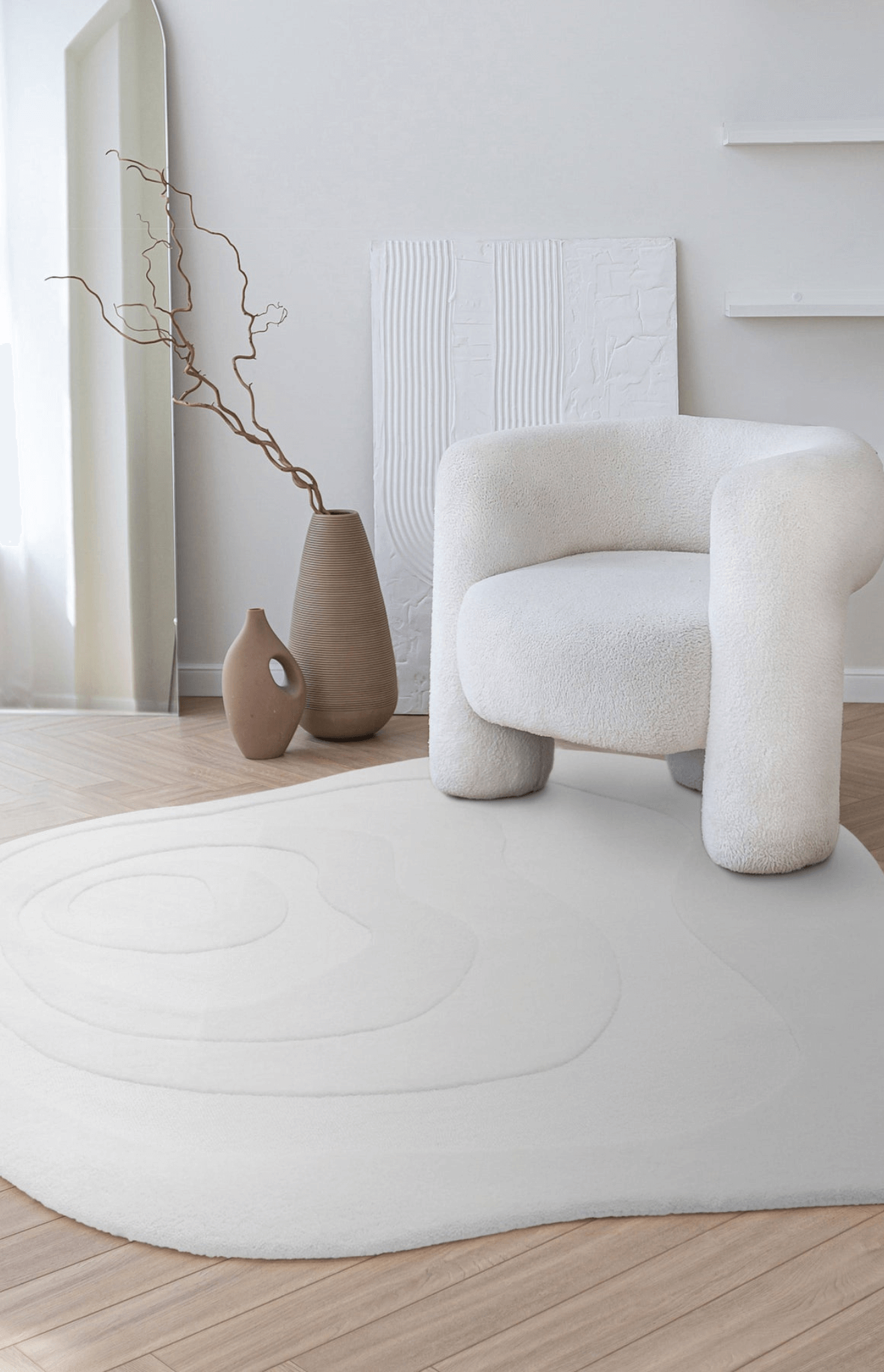 Mia Pure Wool Art Rug