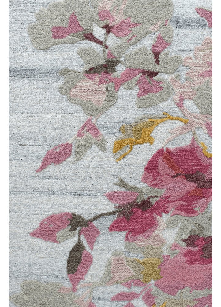 Floral Majesty Hand-Tufted Rug