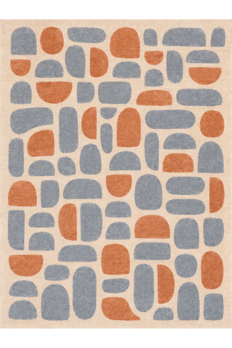 hand-tufted wool area rug | Pebble Harmony Hand-Tufted Beauty – Saara Rugs