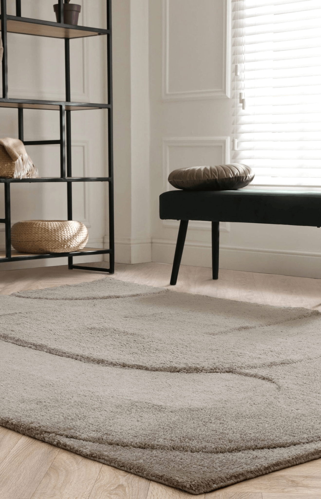 Selene Geometric Wool Rug
