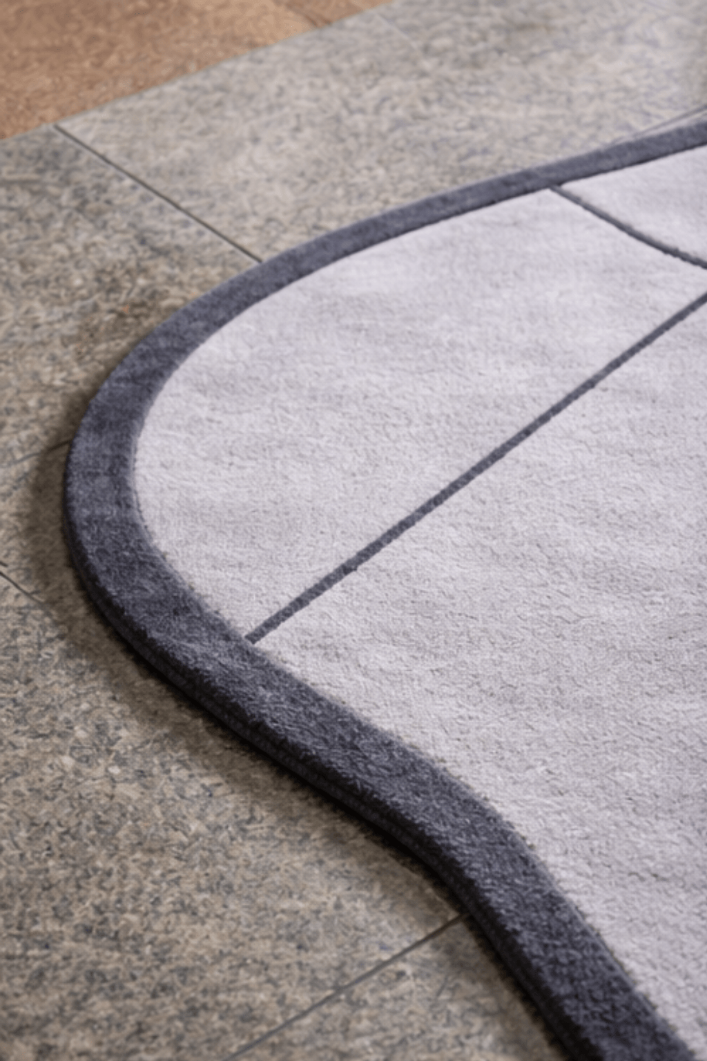 Damia Grey Abstract Wool Rug