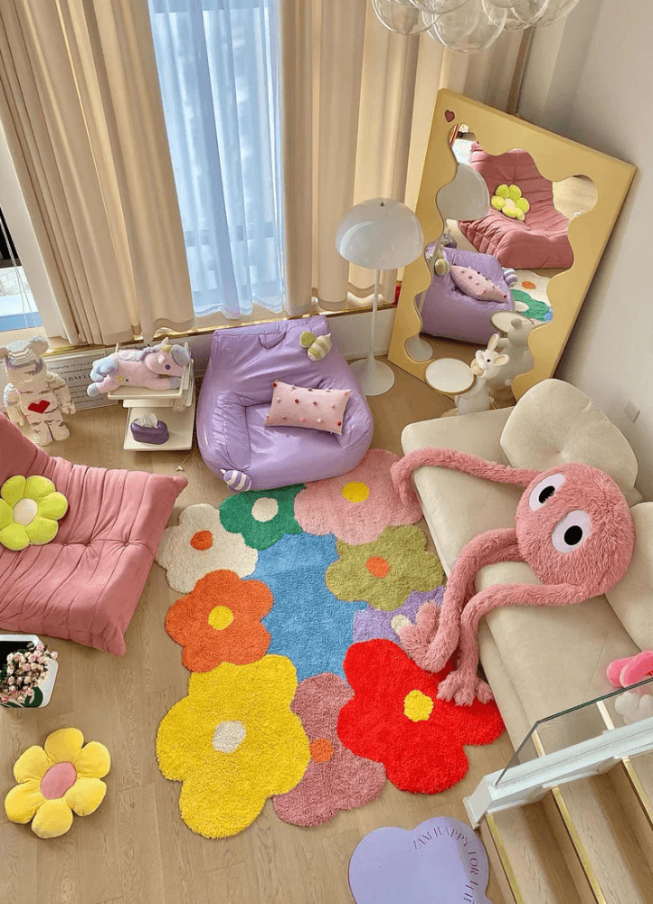 Flowers Kids Rug