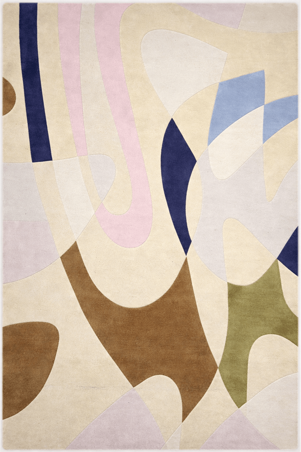 Pastel Large Rug abstract pastel rug - Modern Elegance for Your Home – Saara Rugs