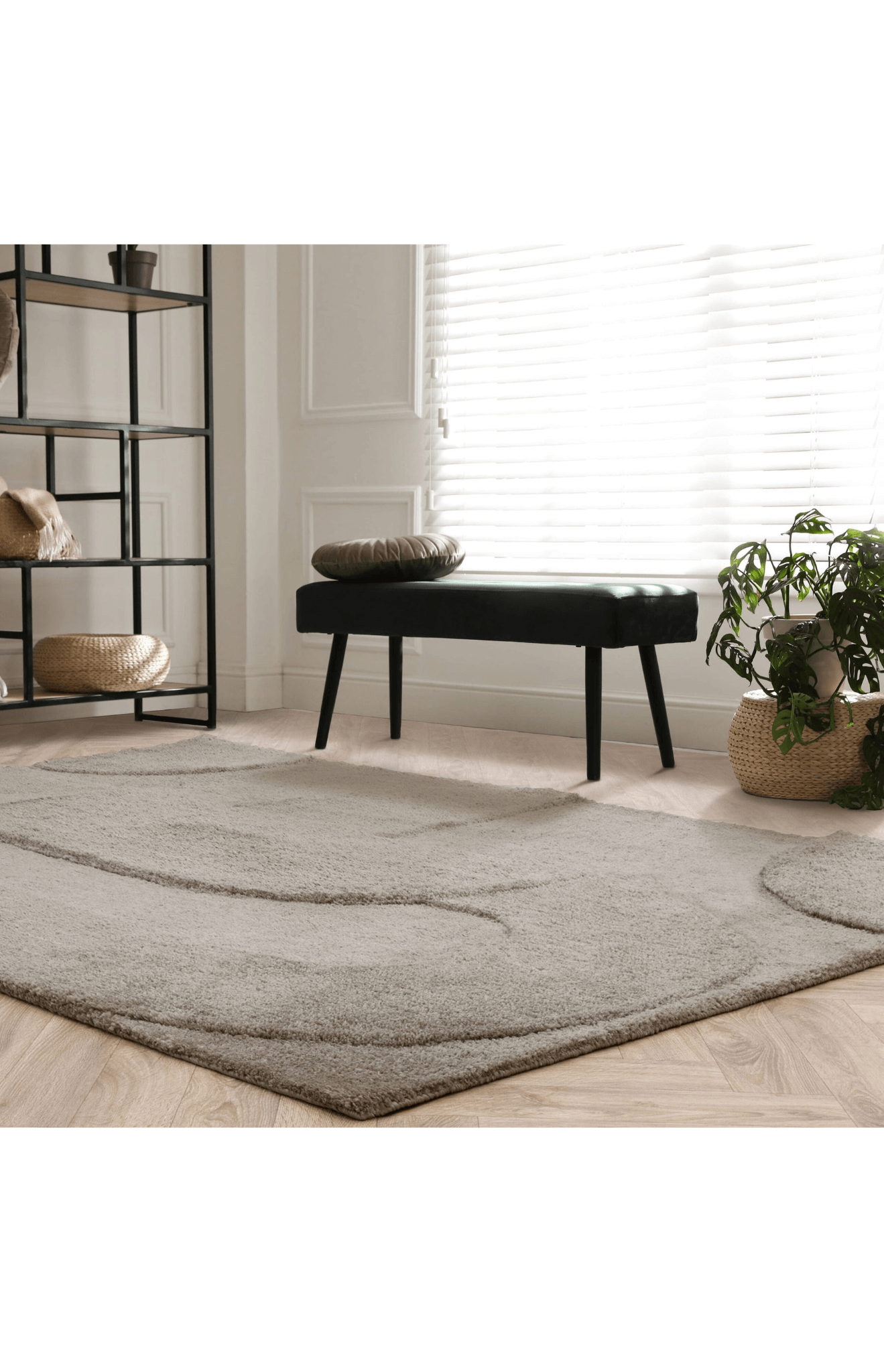 Selene Geometric Wool Rug