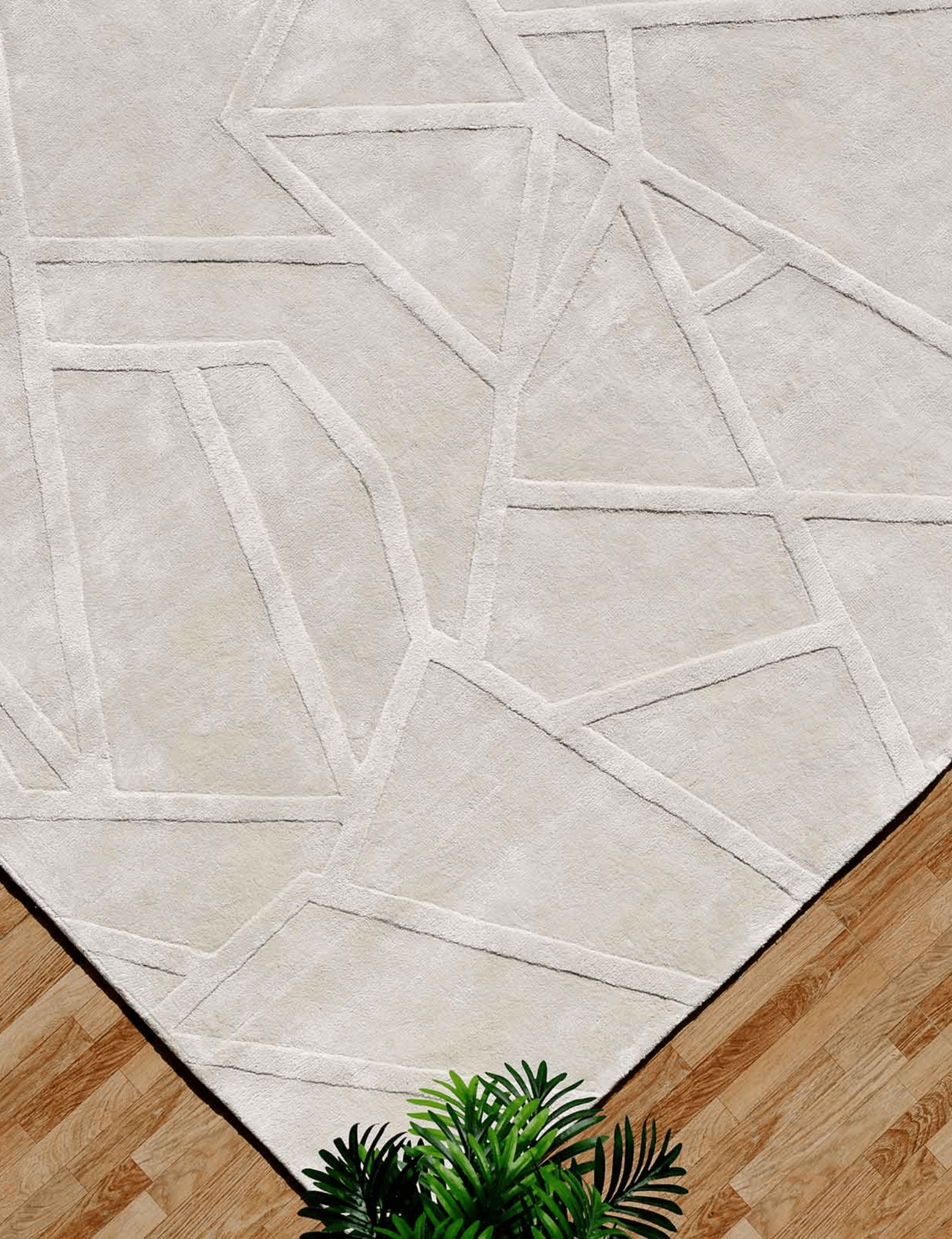 Opulent Harmony Bamboo Silk & Cotton Handmade Rug