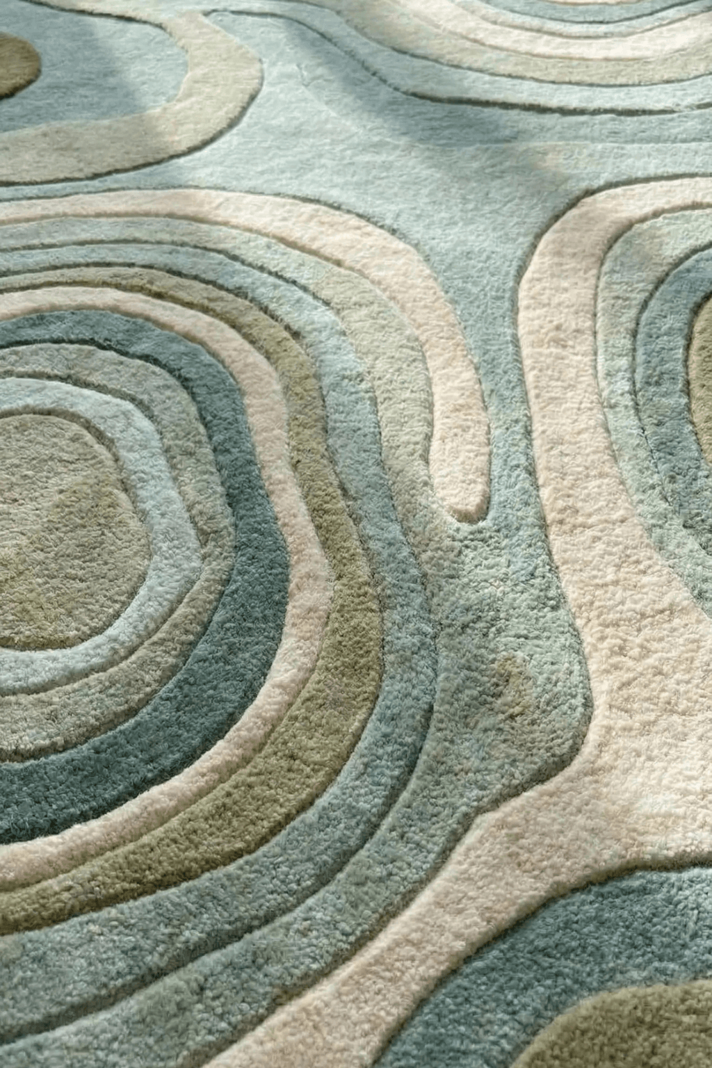 nature-inspired contour rug - Embrace Natural Serenity – Saara Rugs