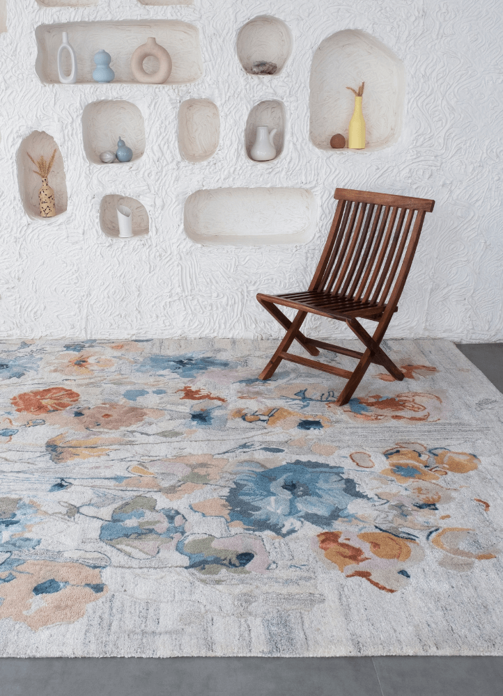 Spring Blossom Hand-Tufted Rug
