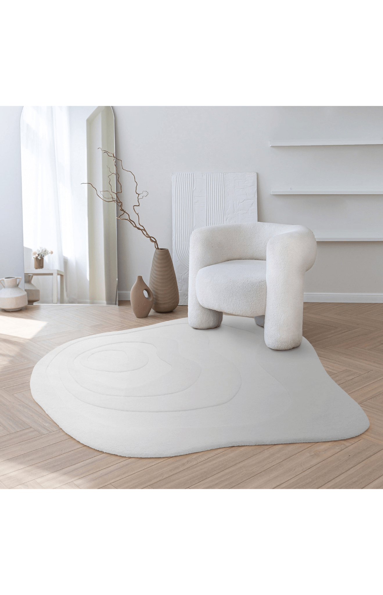 Mia Pure Wool Art Rug