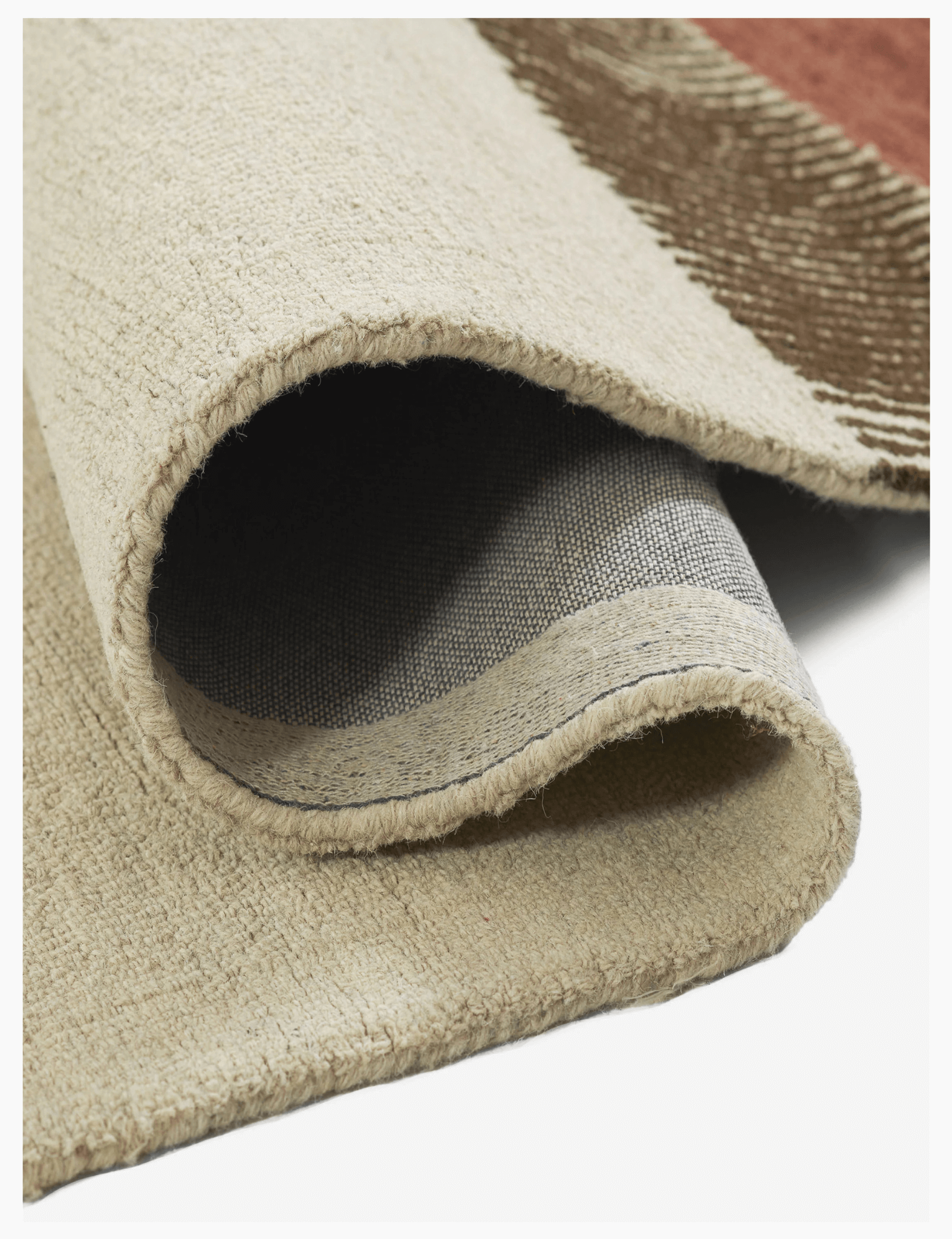 Anesu Color Block Wool Rug