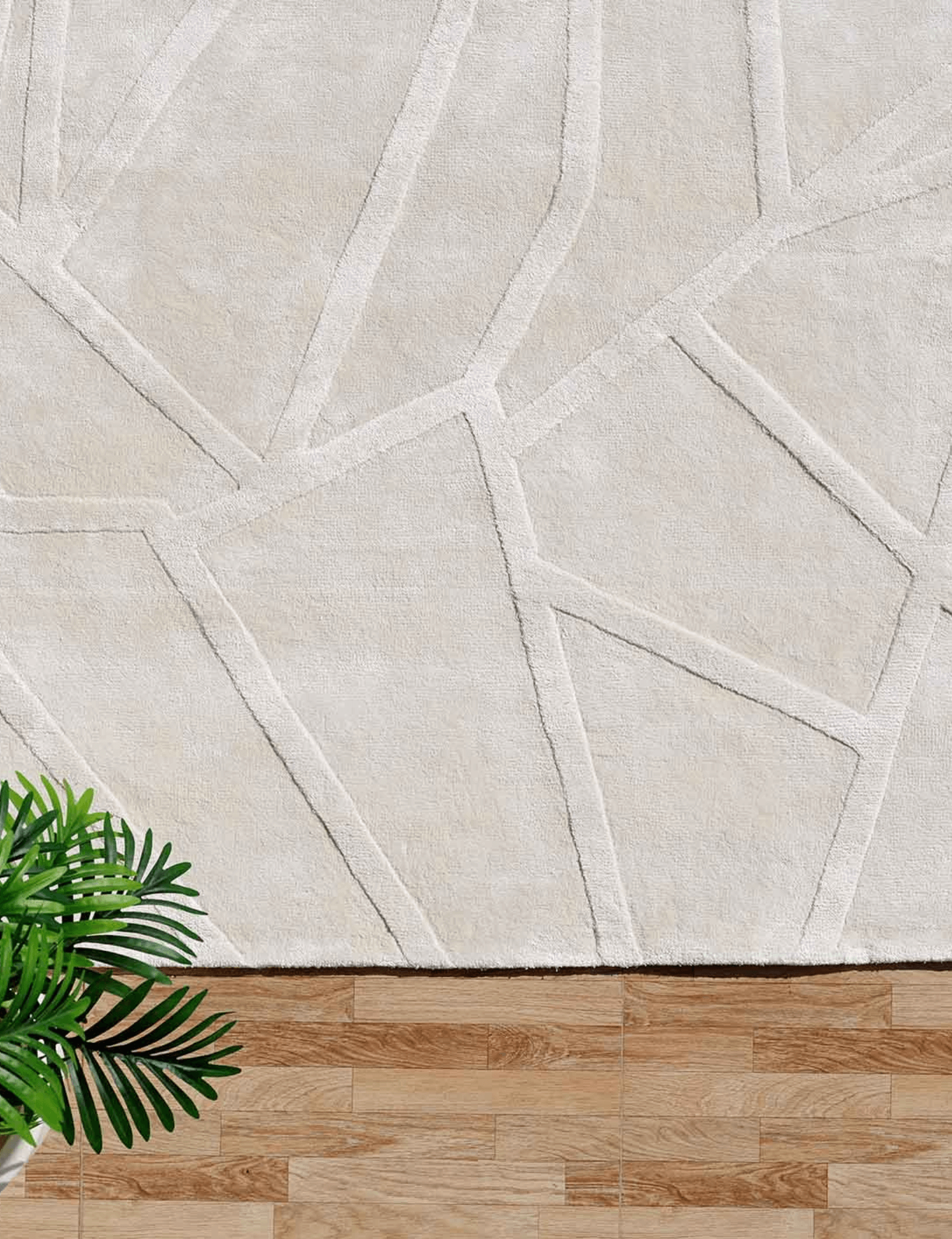 Opulent Harmony Bamboo Silk & Cotton Handmade Rug