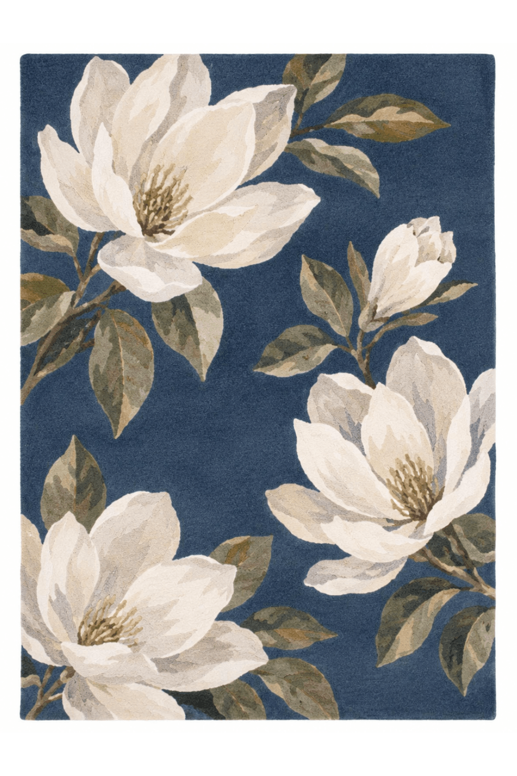 Magnolia Bloom Hand-Tufted Rug