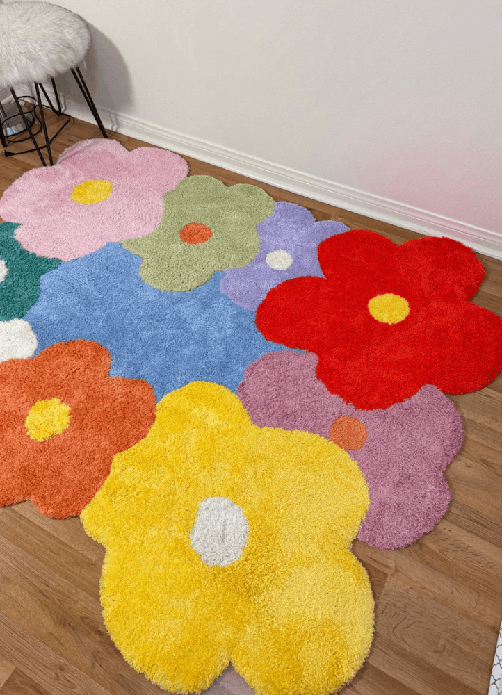 Flowers Kids Rug