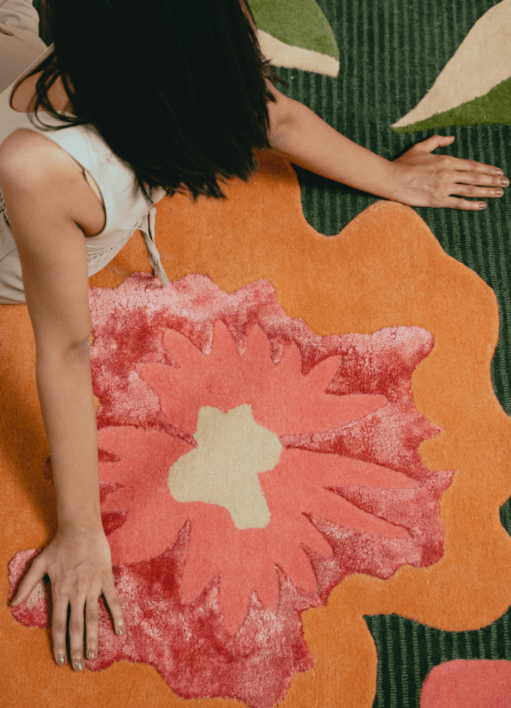 Bloom Aura Hand-Tufted Rug