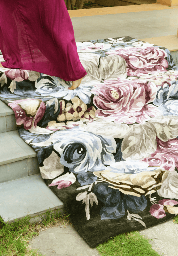 Urban Luxe Hand-Tufted Silk Rug