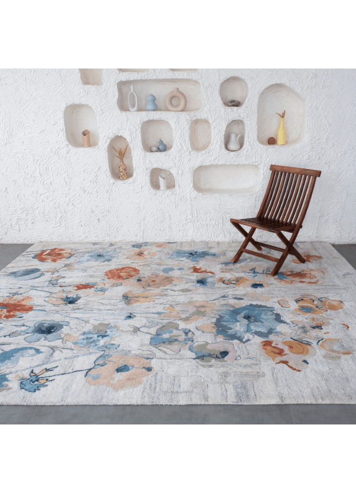 Spring Blossom Hand-Tufted Rug