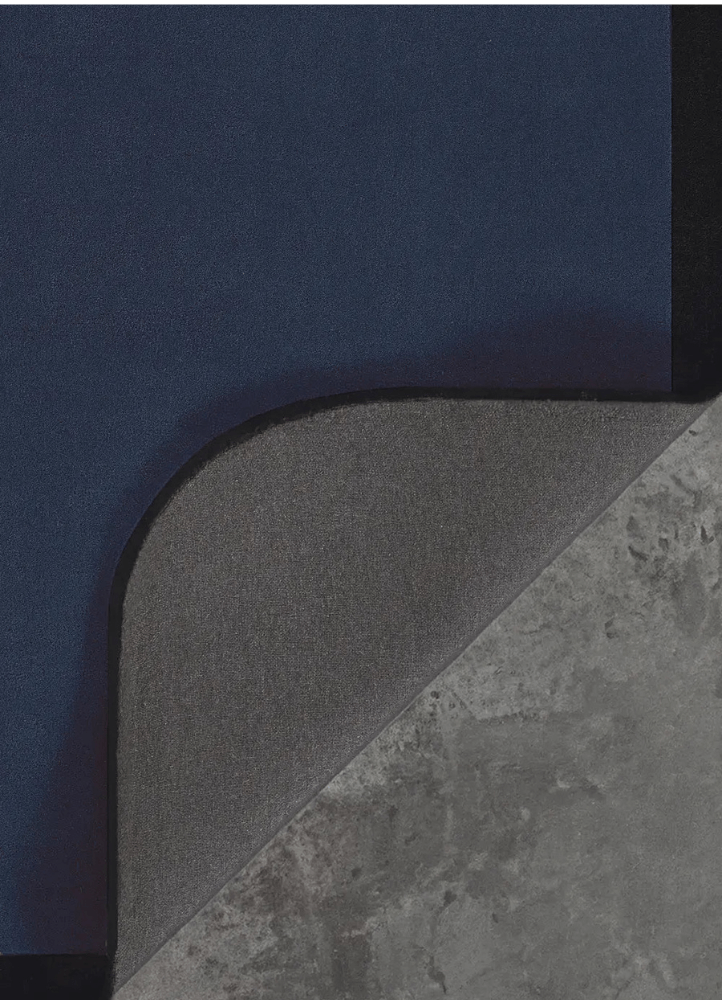 Waveform Edge Hand-Tufted Wool Rug