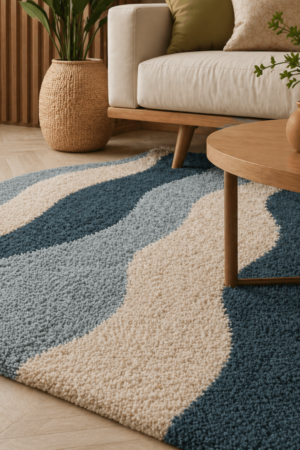 Glimmer white/light tufted Rug