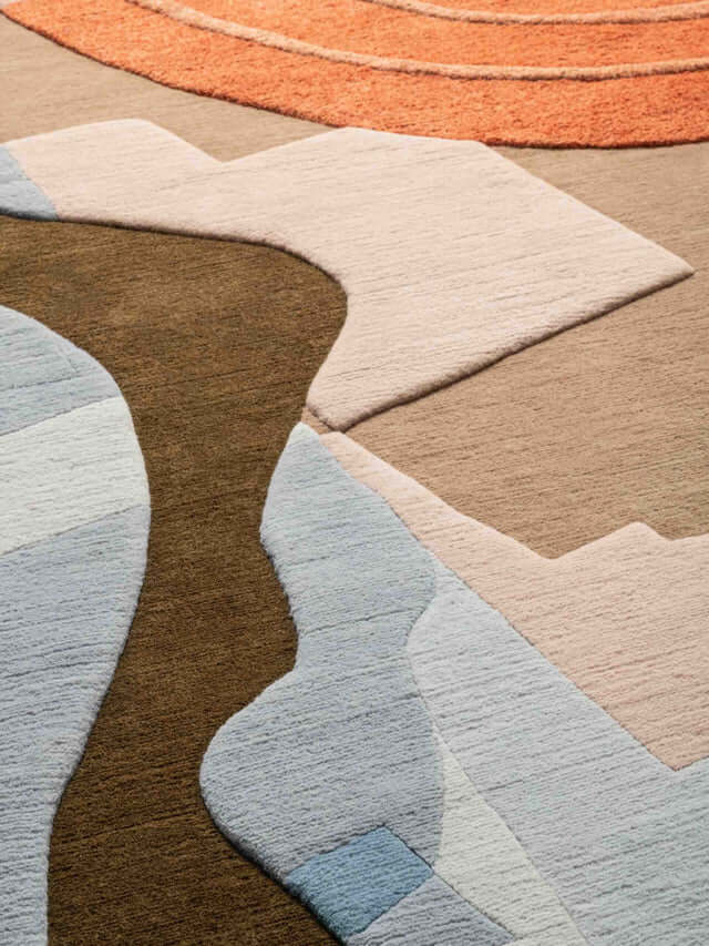 Terrana Abstract Wool Rug