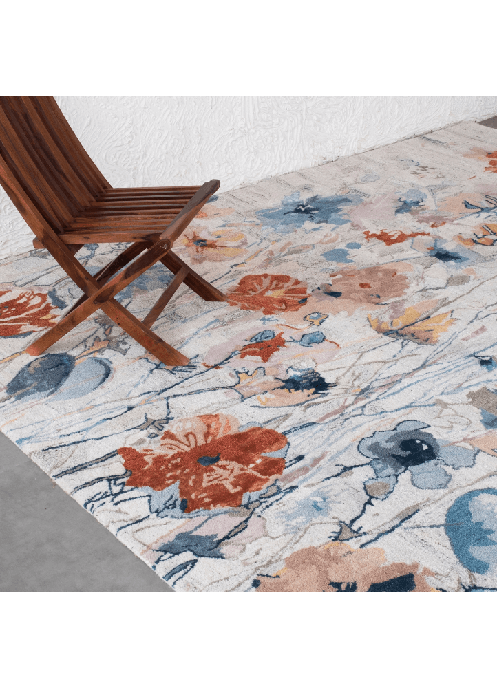 Spring Blossom Hand-Tufted Rug