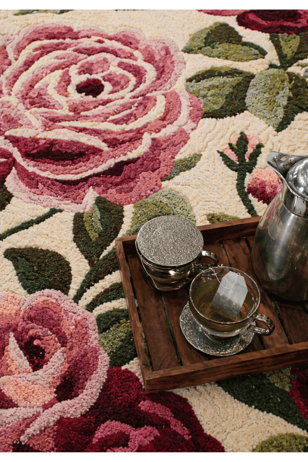 Vintage Bloom Garden Rug