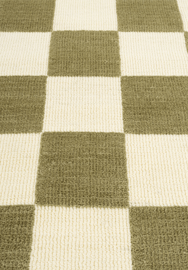 Green Blocks Rug