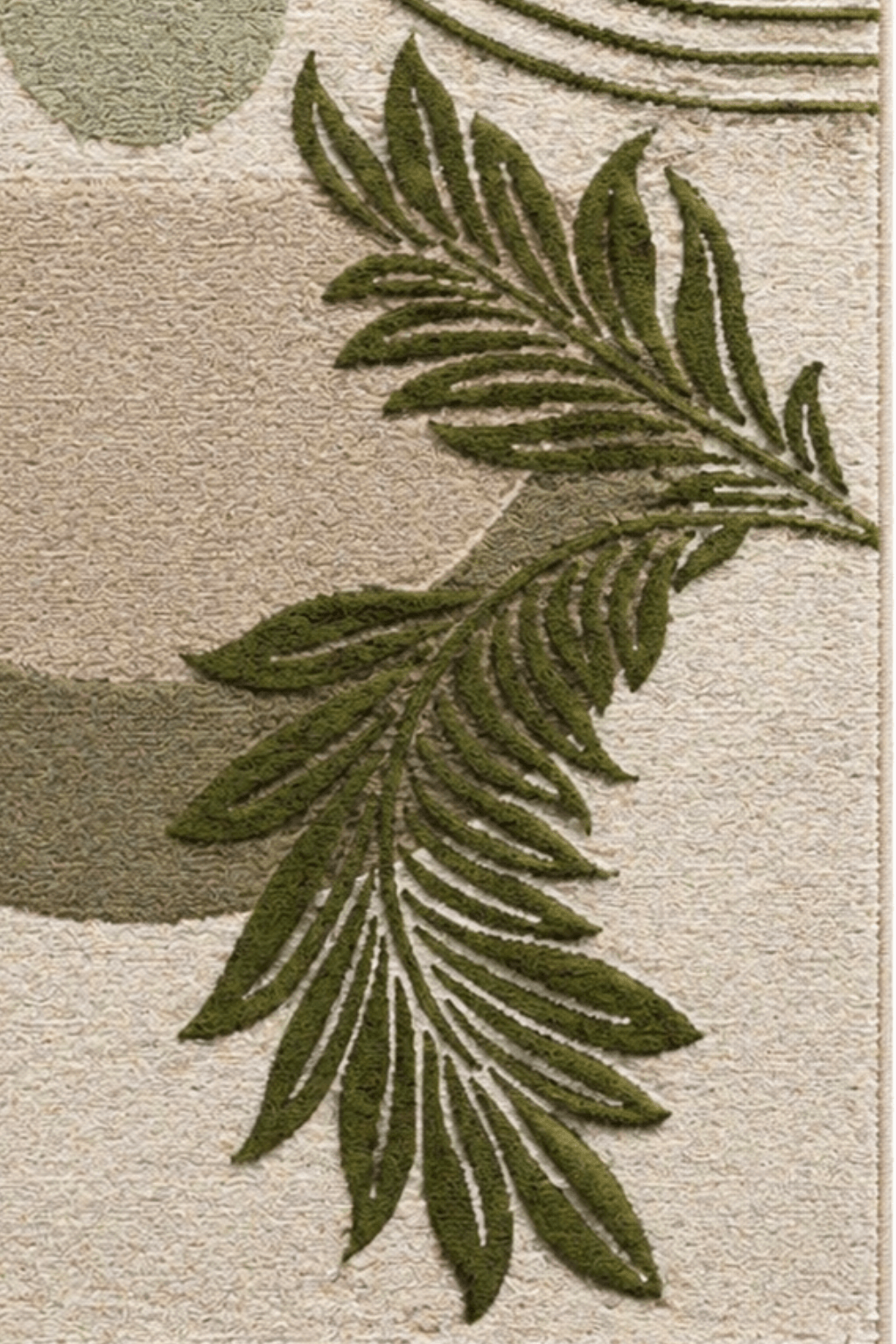 Verdant Harmony Botanical Rug