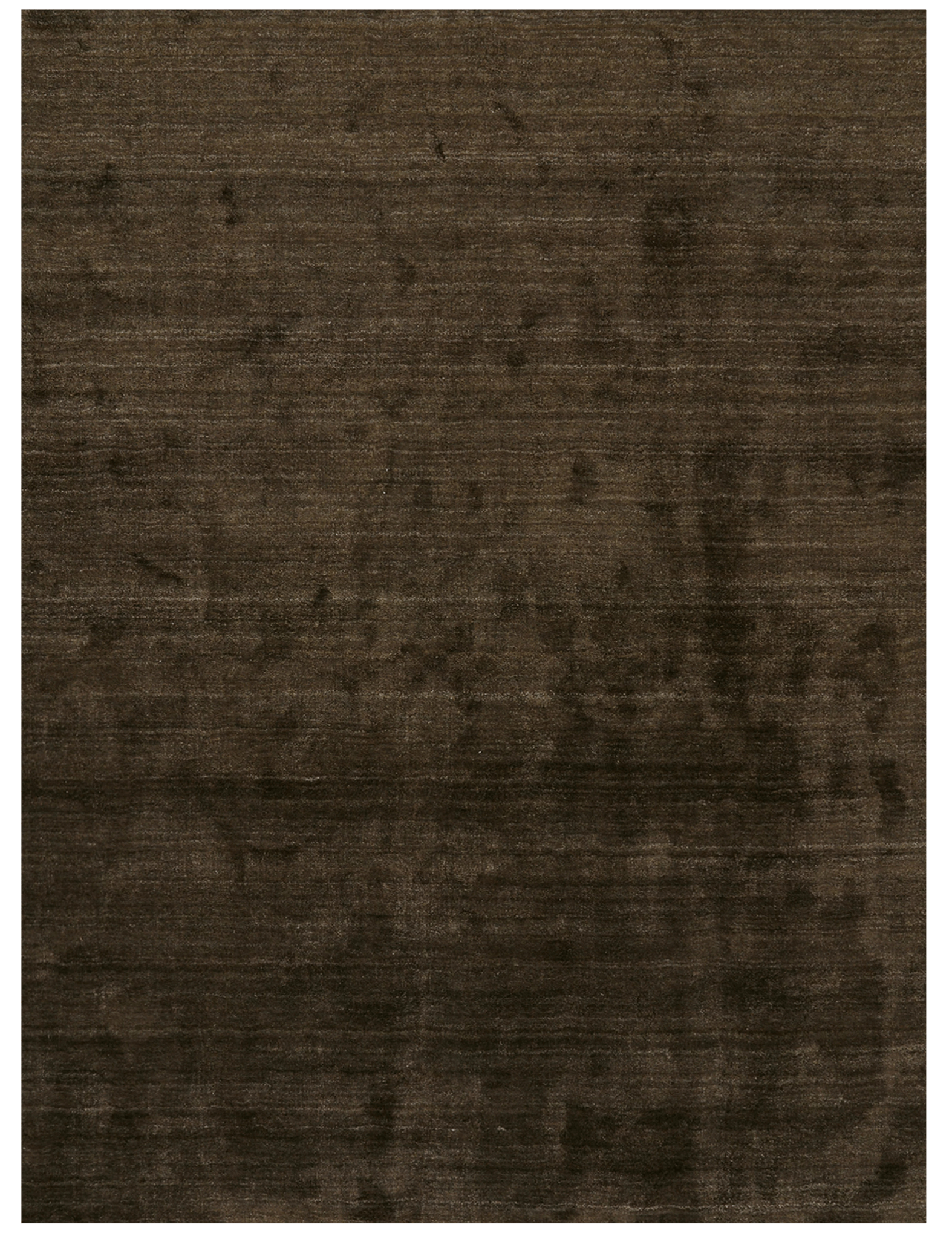 Luxe Striato Viscose Rug in Moss