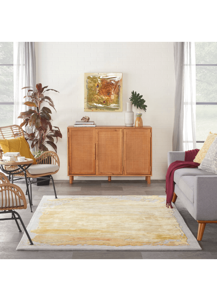 Golden Horizon Hand-Tufted Rug