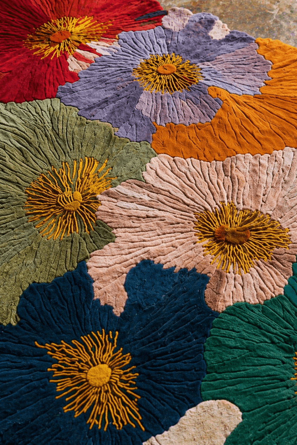 Bloomscape Sculpted Floral Rug