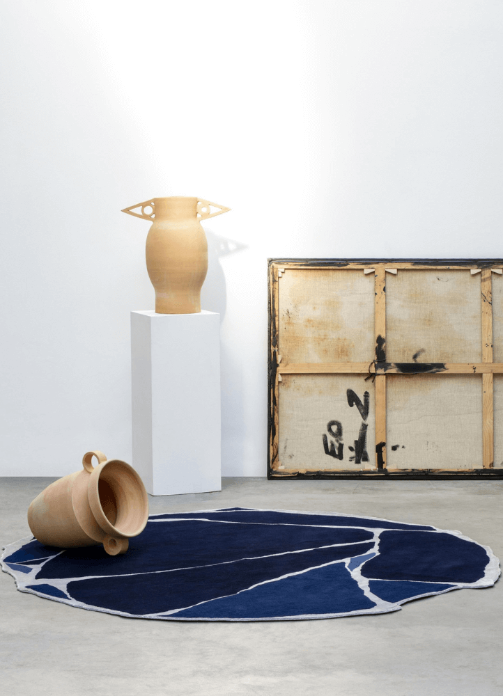 Lattice Drift  hand tufted Rugs