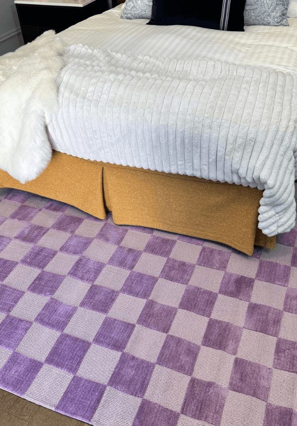 Lavender Blocks Rug