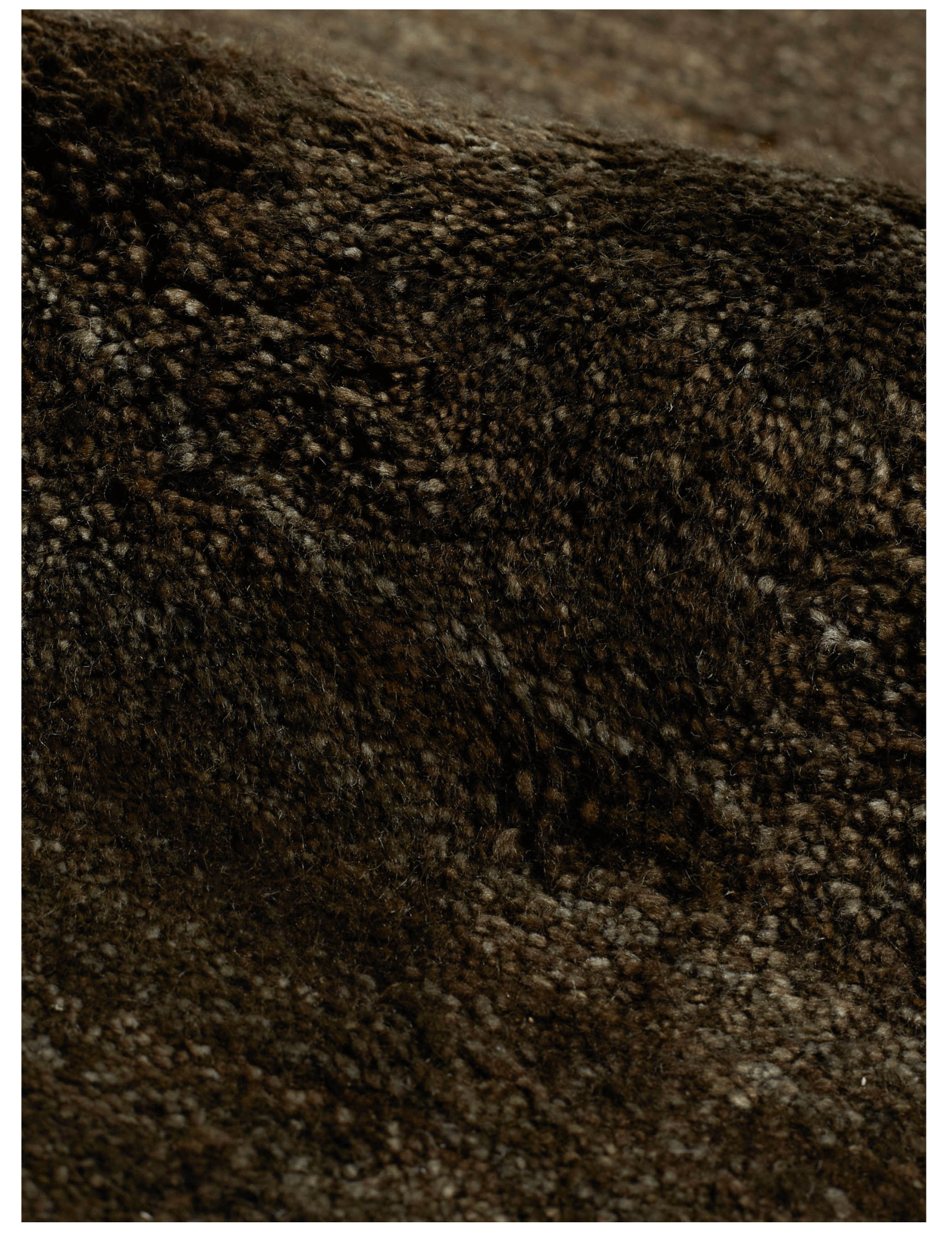 Luxe Striato Viscose Rug in Moss