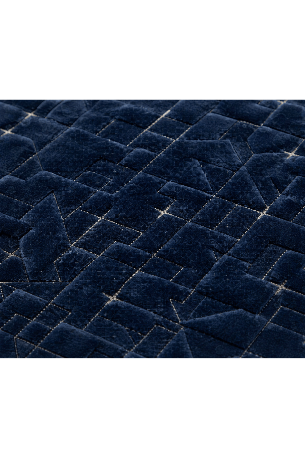 Midnight Origami Sculpt Rug