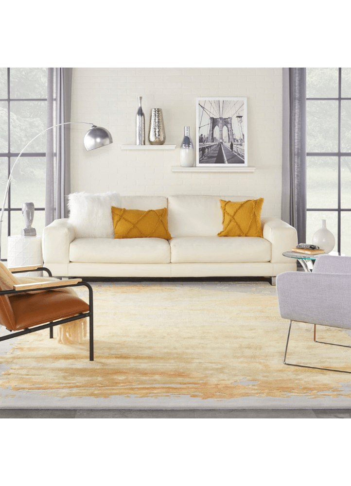 Golden Horizon Hand-Tufted Rug