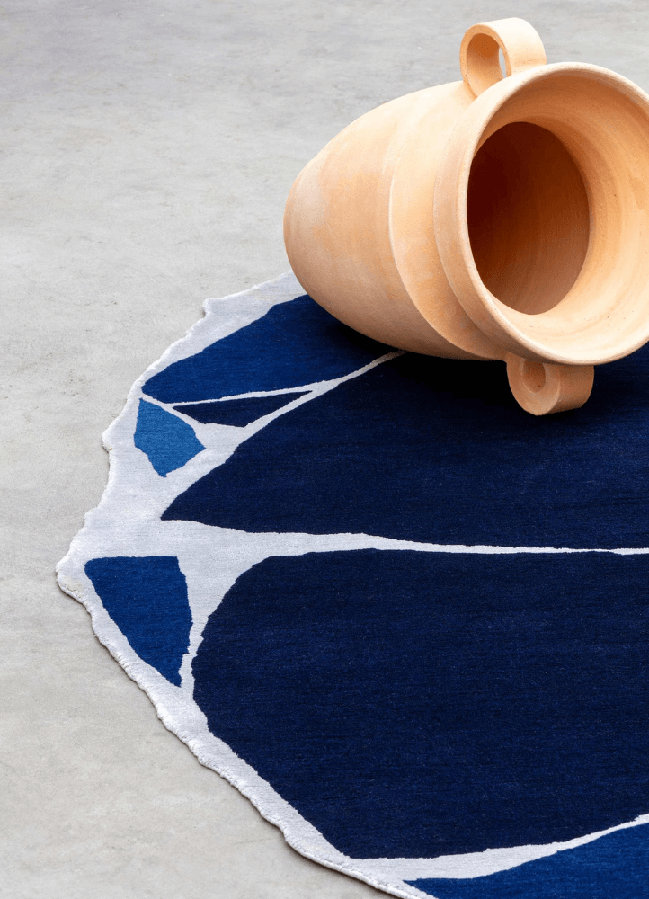 Lattice Drift  hand tufted Rugs