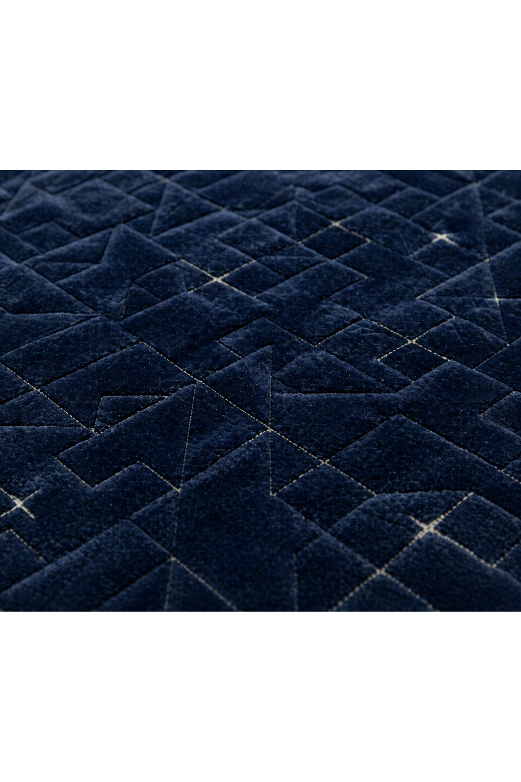 Midnight Origami Sculpt Rug