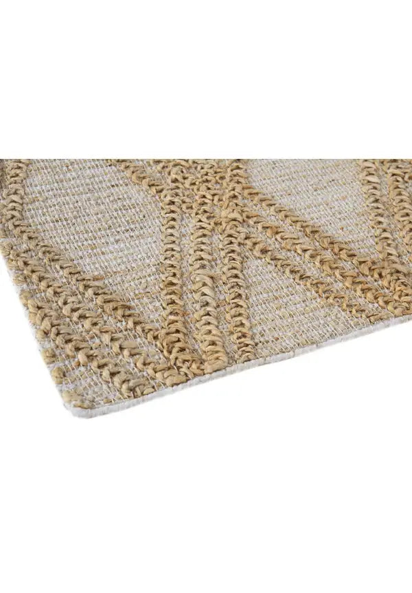 Trellis Jute Rug showcasing a handcrafted woven design, perfect for enhancing indoor and outdoor spaces.