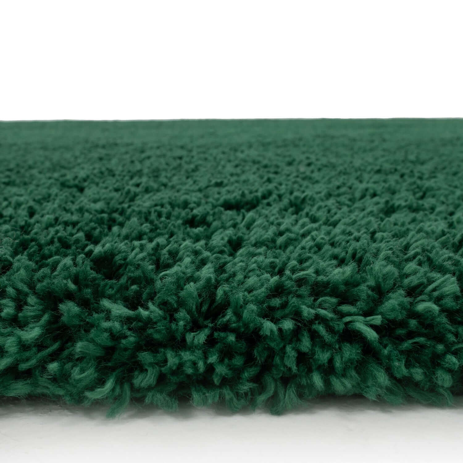 Dark Green Super Soft  Shaggy Rugs