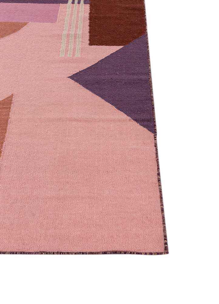 Deco Rose/Continental Plum Flateaves Rugs