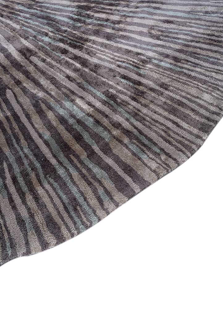 Liquorice/Sea Blue Hand Tufted Rugs