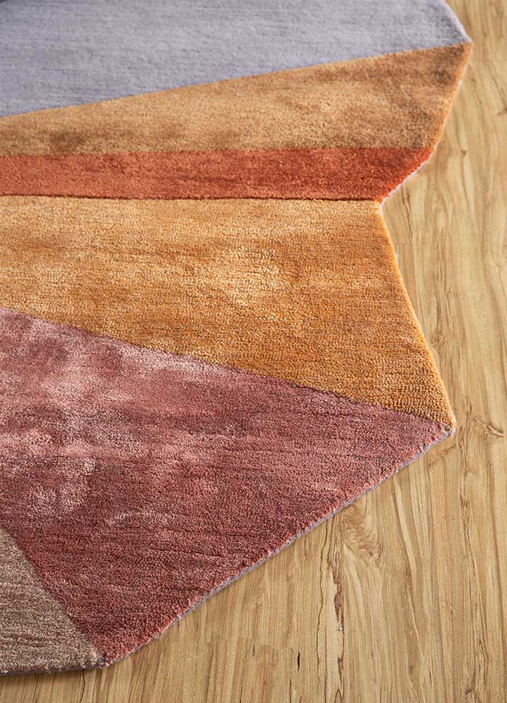 Mauve/Treetop Hand Tufted Rug