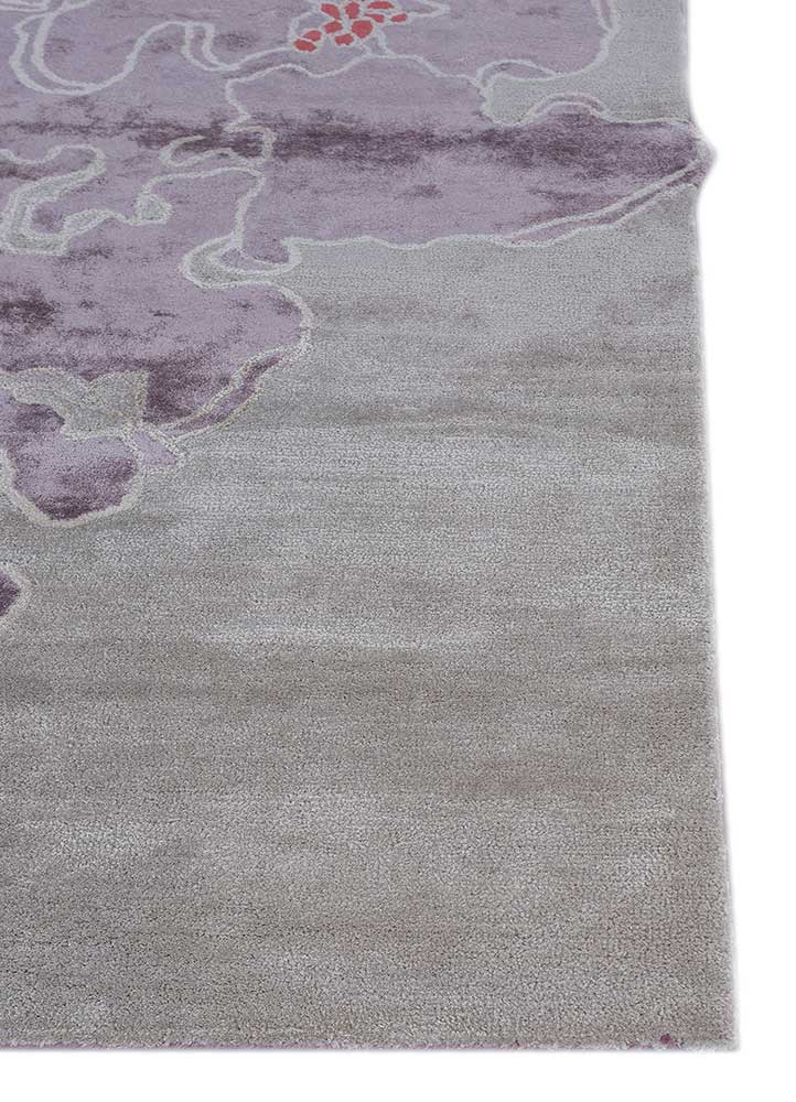 Mauve/Classic Gray Hand Tufted Rug